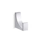 Robe Hook, Minimal, Stainless Steel/Zinc