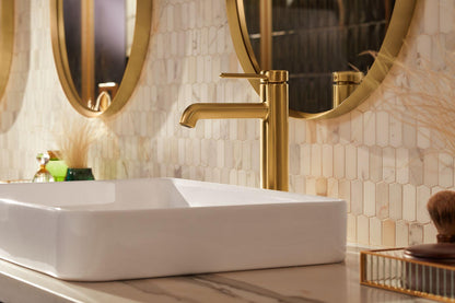Occasion - Tall Single Handle Bathroom Sink Faucet - 1 GPM