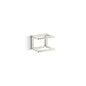 Draft - 6" Towel Bar Frame - Zinc/