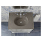 Ceramic/Impressions - 31" Center Drain Bathroom Sink