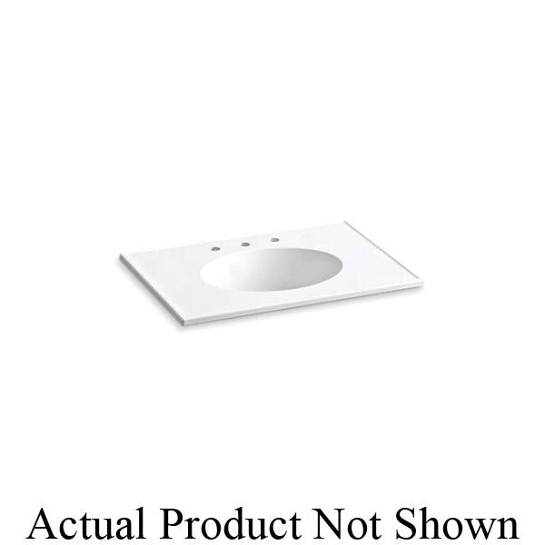 Ceramic/Impressions - 31" Center Drain Bathroom Sink