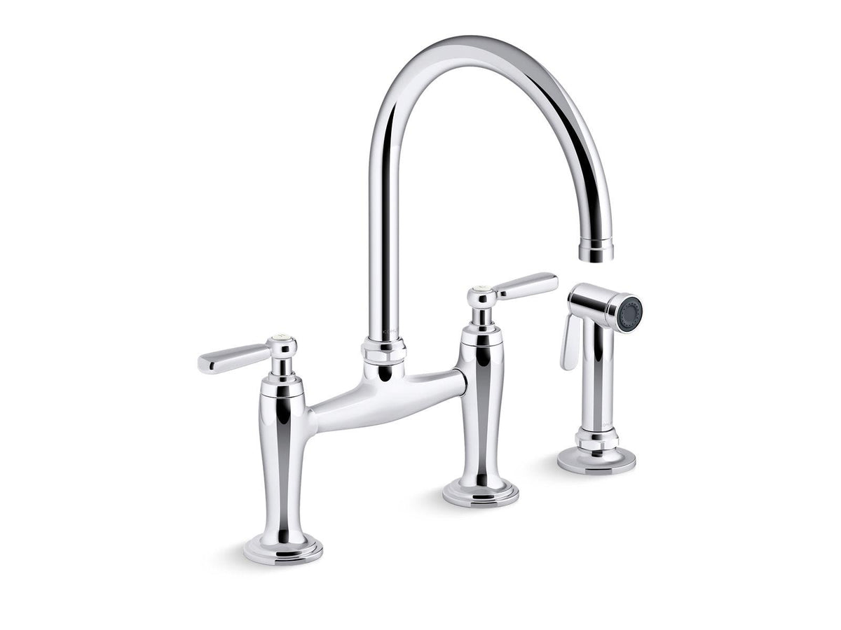 Kohler 28356 Kitchen Sink Faucet with Side Sprayer