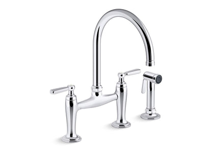 Kohler 28356 Kitchen Sink Faucet with Side Sprayer