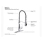 Bellera - Semi-Professional Kitchen Sink Faucet - 1.5 GPM