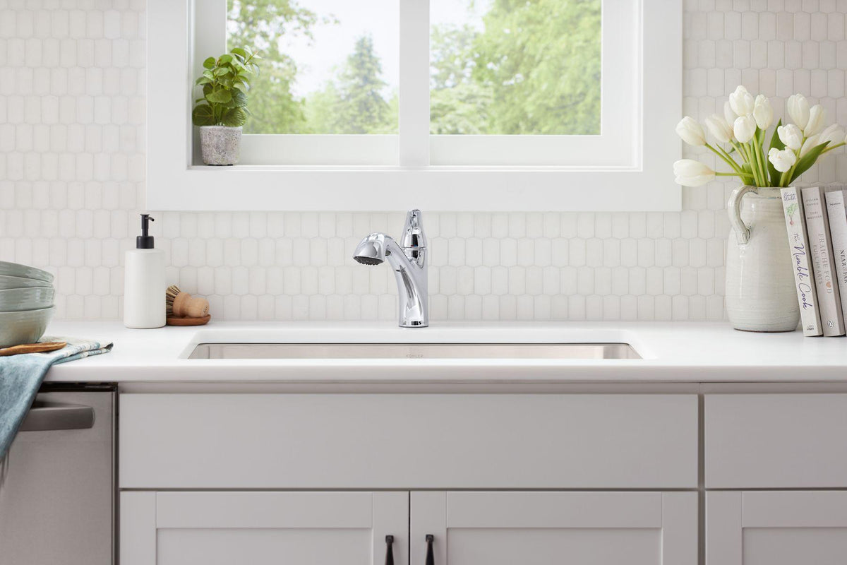Jolt - Traditional Kitchen Sink Faucet - Vibrant Stainless