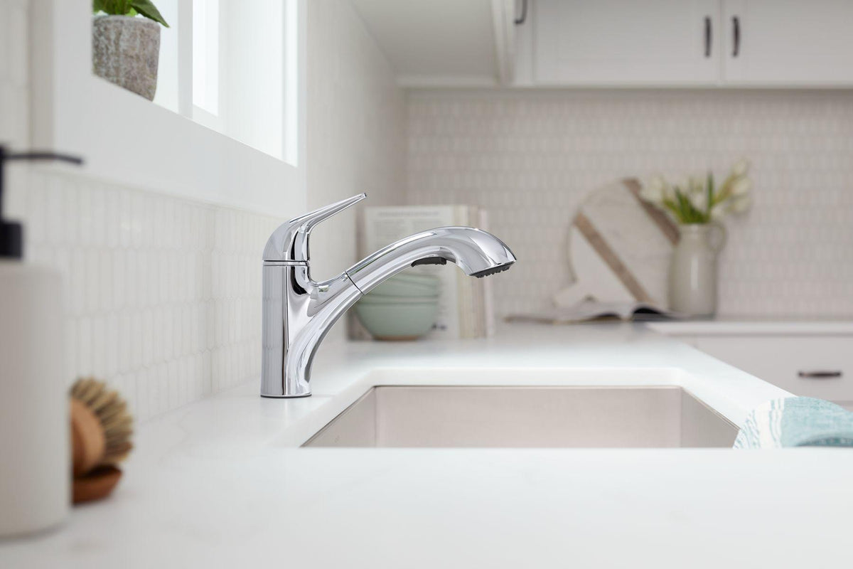 Jolt - Traditional Kitchen Sink Faucet - Vibrant Stainless