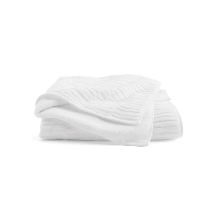 K-31506-Ta - Bath Linens Sheet with Tatami Weave - White