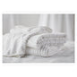 K-31507-Ta - Bath Linens Towel with Tatami Weave - White