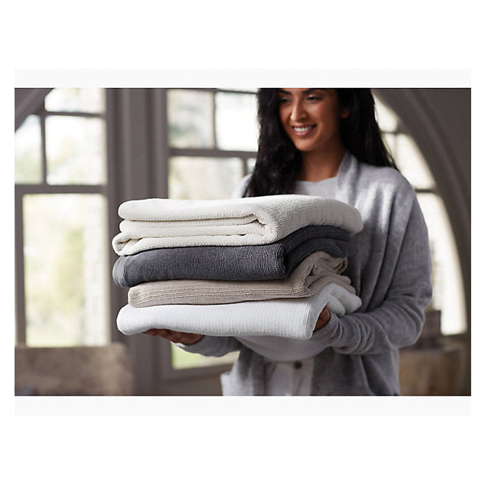 K-31508-Tx - Linens Hand Towel with Textured Weave - Truffle