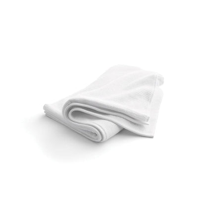 K-31507-Tx - Bath Linens Towel with Textured Weave - White