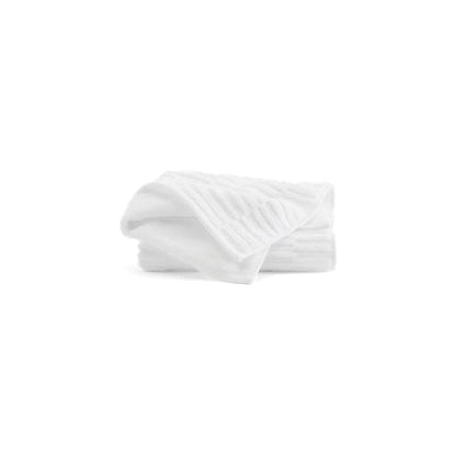 K-31508-Ta - Linens Hand Towel with Tatami Weave - White