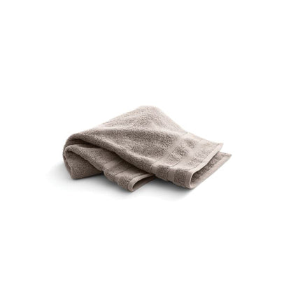 K-31508-Te - Linens Hand Towel with Terry Weave - Truffle