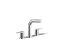 Elate - Contemporary Bathroom Sink Faucet - Deck Mount