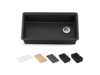Billings - Sink - Matte Brown