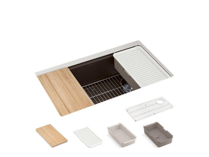 Billings - Sink - Matte Brown