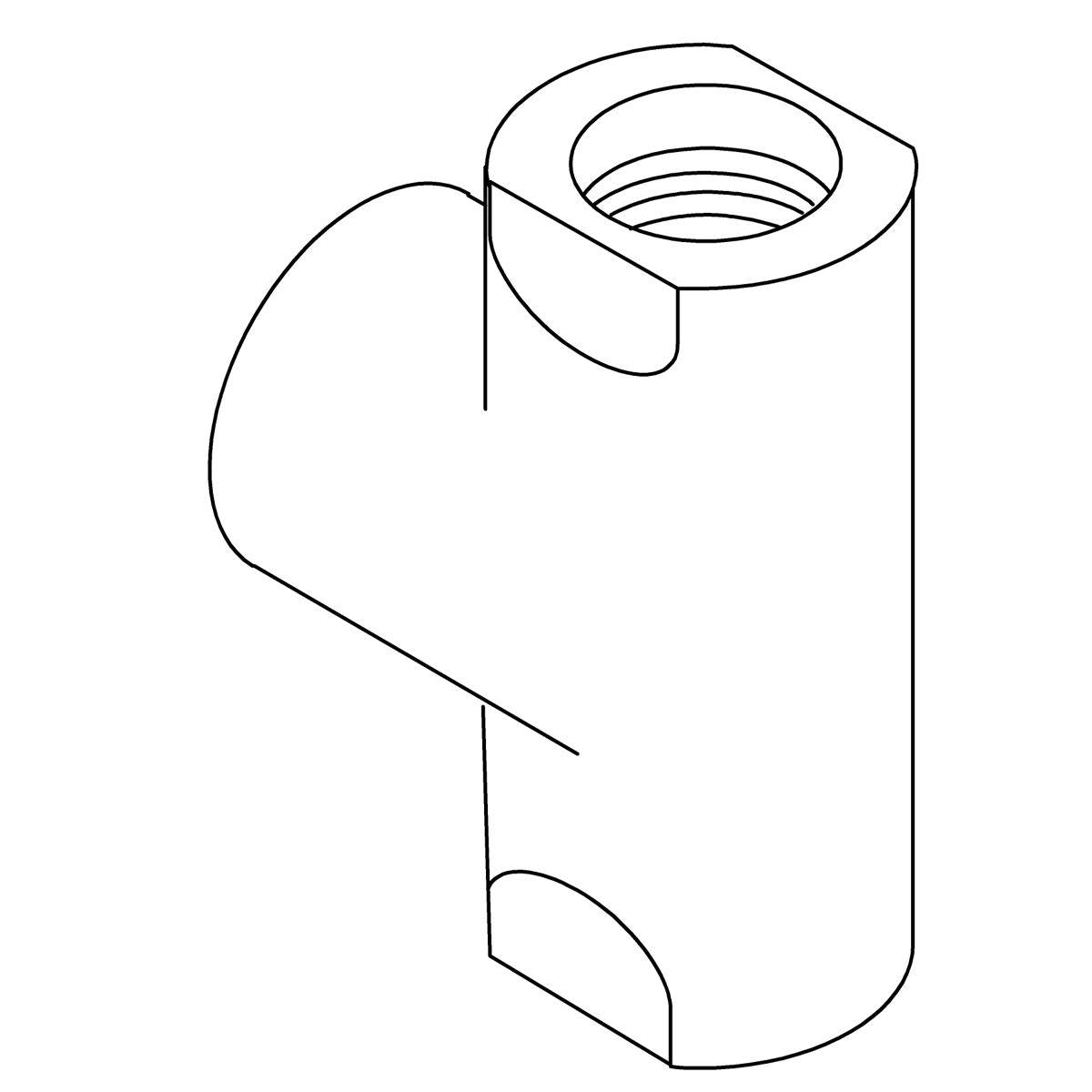 Straight Stop - 1/2"
