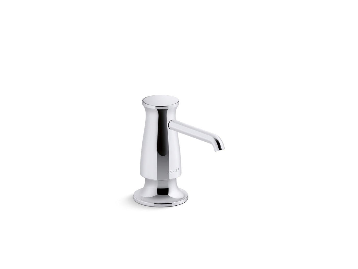 Soap/Lotion Dispenser, Vibrant Stainless, Brass/Plastic