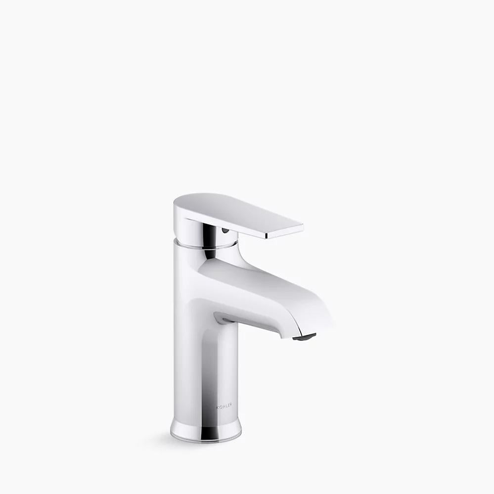 Bathroom Sink Faucet, 6-3/16 in H x 1-7/8 in W x 3-7/8 in L