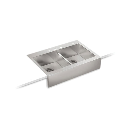 Vault - 35-3/4" Apron Front Kitchen Sink with Tall Apron