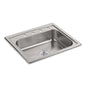 Toccata - 25" Kitchen Sink - Squared Shape