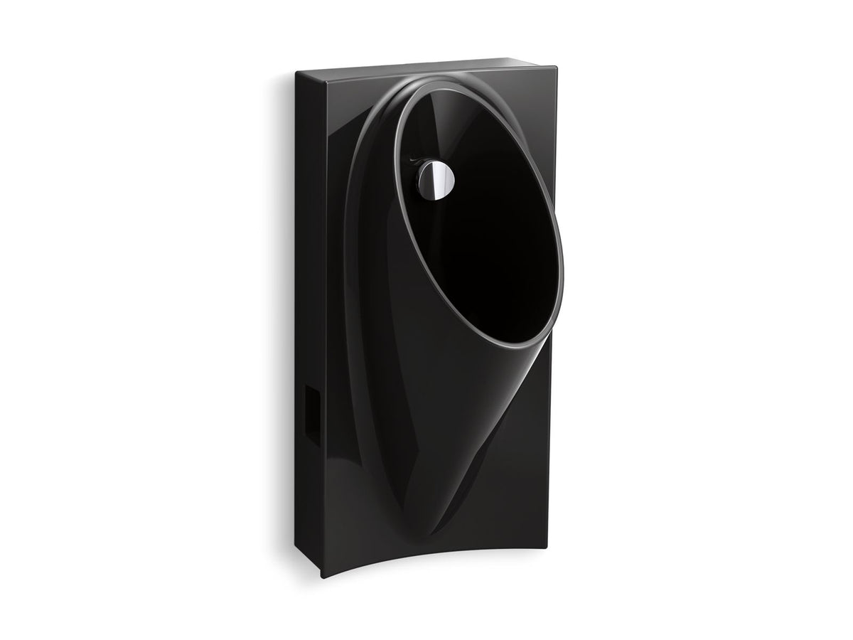 Steward - Hybrid Urinal with Flexible Hose - Black