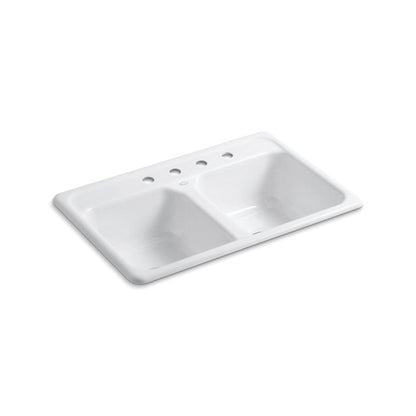 Delafield - 33" Kitchen Sink - Top - Double Bowl