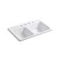 Delafield - 33" Kitchen Sink - Top - Double Bowl