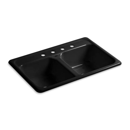 Delafield - 33" Kitchen Sink - Top - Double Bowl