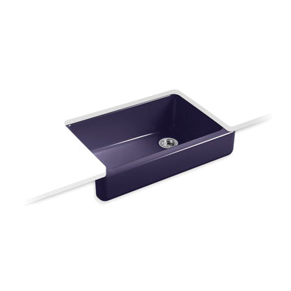 Whitehaven - Drain Farmhouse Sink with Short Apron
