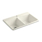 Brookfield - 33" Kitchen Sink - Biscuit - Top