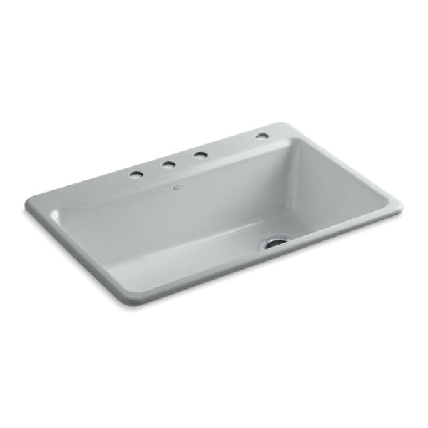 Riverby - 33" Kitchen Sink with Accessories - Top - Ice