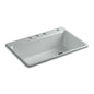 Riverby - 33" Kitchen Sink with Accessories - Top - Ice