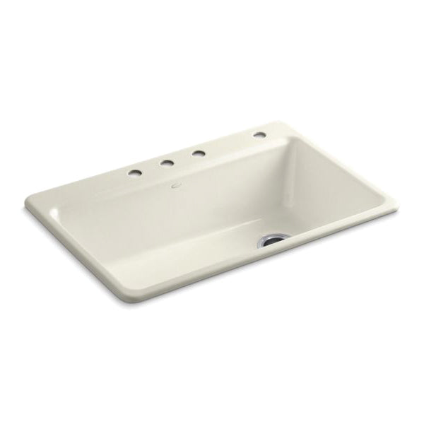 Riverby - 33" Kitchen Sink with Accessories - Top - Ice