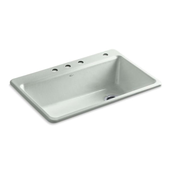 Riverby - 33" Kitchen Sink with Accessories - Top - Ice