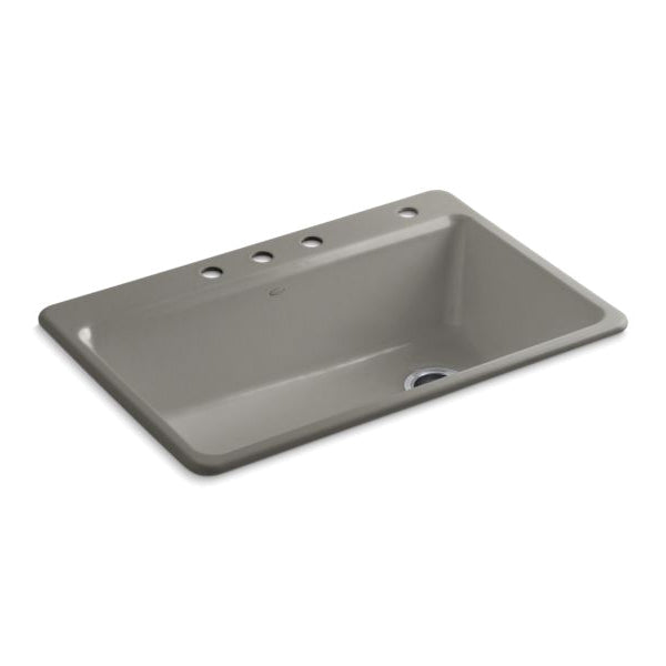 Riverby - 33" Kitchen Sink with Accessories - Top - Ice