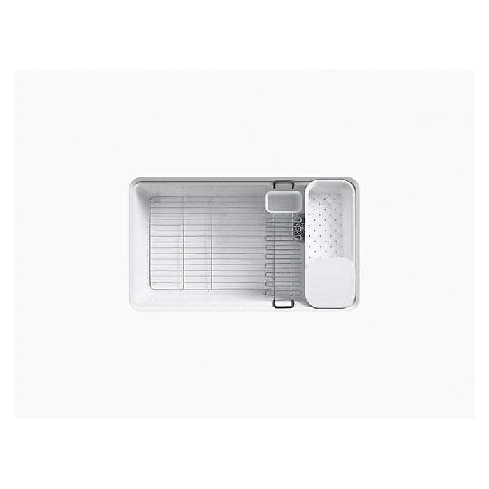 Riverby - 33" Right Drain Kitchen Sink - Enameled Cast Iron