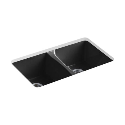 Deerfield - 33" Kitchen Sink - Undermount - Double Bowl