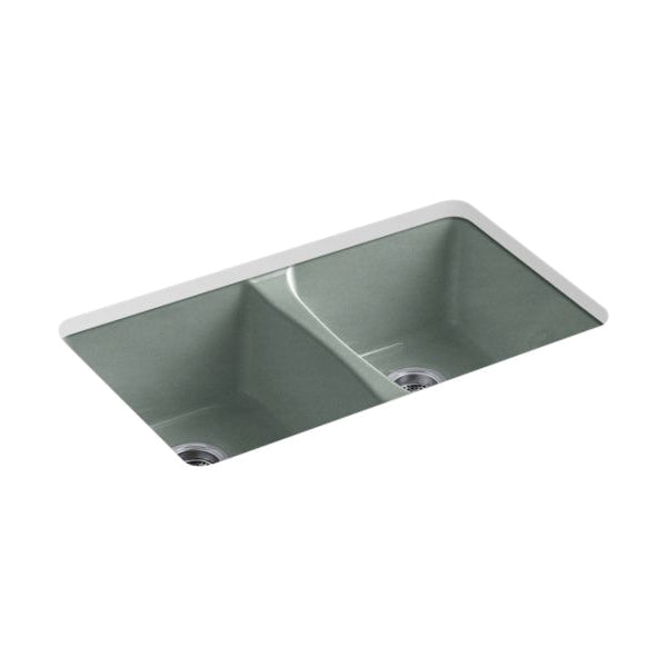 Deerfield - 33" Kitchen Sink - Undermount - Double Bowl