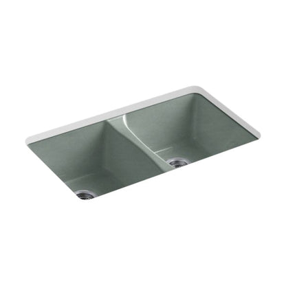 Deerfield - 33" Kitchen Sink - Undermount - Double Bowl
