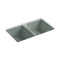 Deerfield - 33" Kitchen Sink - Undermount - Double Bowl