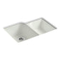 Executive Chef - 33" Kitchen Sink - Undermount - Double Bowl