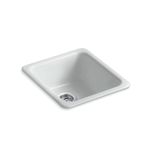 Iron/Tones - 17" Kitchen Sink - Top/Undermount - Single Bowl