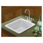 Iron/Tones - 17" Center Drain Kitchen Sink - Top/Undermount