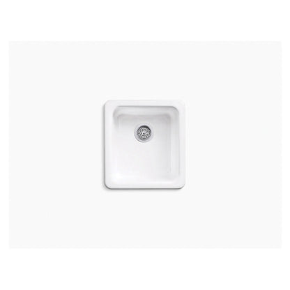 Iron/Tones - 17" Center Drain Kitchen Sink - Top/Undermount