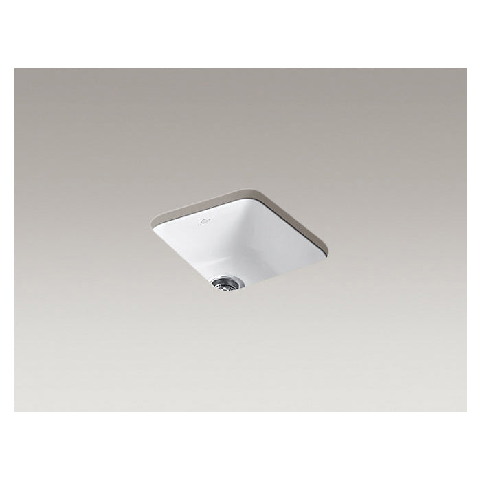 Iron/Tones - 17" Center Drain Kitchen Sink - Top/Undermount