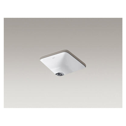 Iron/Tones - 17" Center Drain Kitchen Sink - Top/Undermount