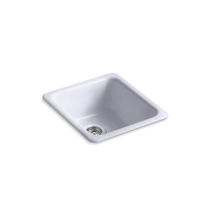 Iron/Tones - 17" Center Drain Kitchen Sink - Top/Undermount