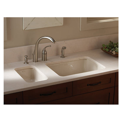 Iron/Tones - 24-1/4" Center Drain Kitchen Sink - K-6585