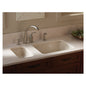 Iron/Tones - 24-1/4" Center Drain Kitchen Sink - K-6585