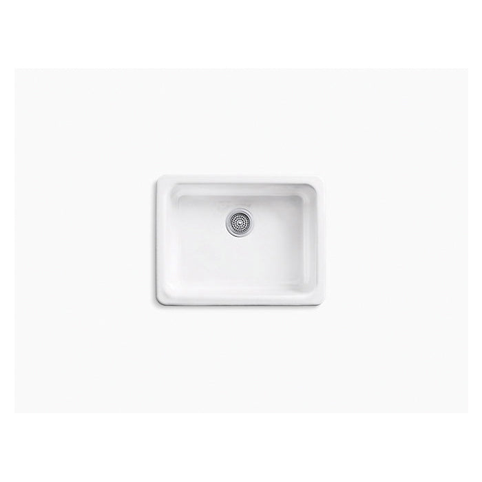 Iron/Tones - 24-1/4" Center Drain Kitchen Sink - K-6585
